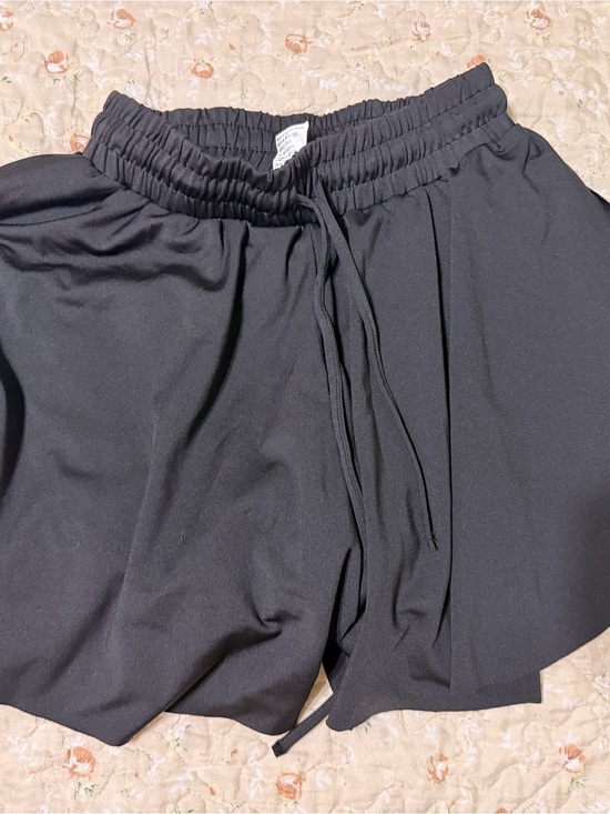 & Other Stories Pants - & Other Stories Black Athletic Drawstring Shorts